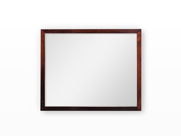 Branco & Preto | Espelho com Moldura em Jacarandá