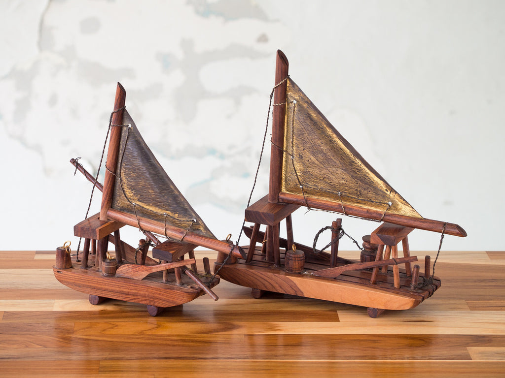 Par de Jangadas Jacarandá e Latão