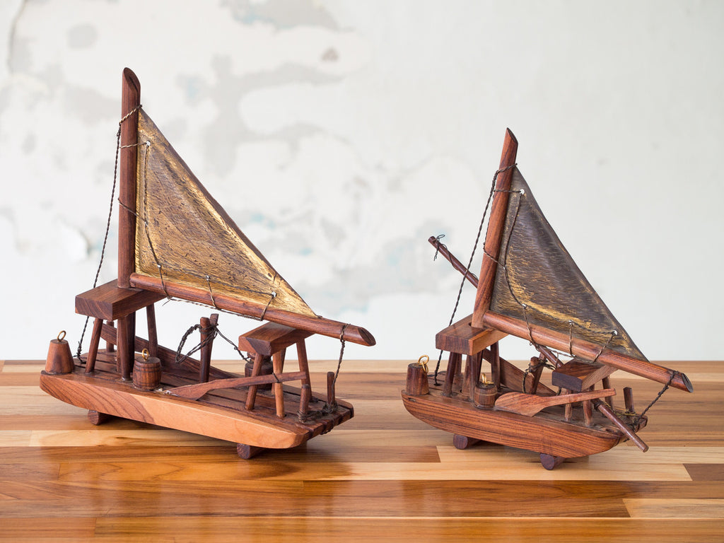 Par de Jangadas Jacarandá e Latão