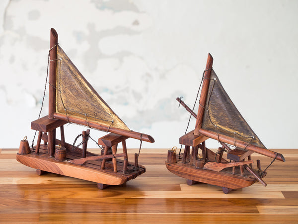 Par de Jangadas Jacarandá e Latão