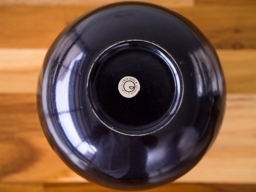 Cinzeiro Bola Preto e Cromo