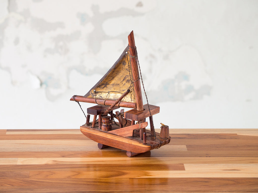 Par de Jangadas Jacarandá e Latão