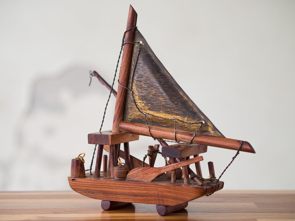 Par de Jangadas Jacarandá e Latão