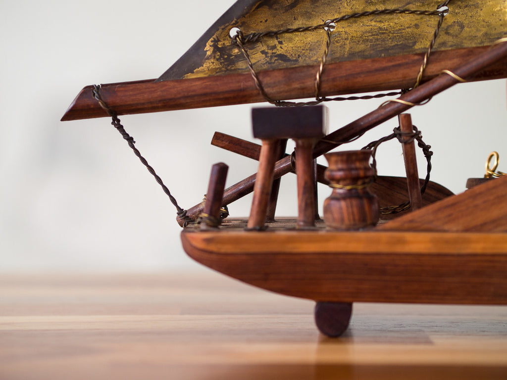 Par de Jangadas Jacarandá e Latão