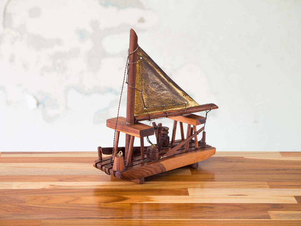 Par de Jangadas Jacarandá e Latão