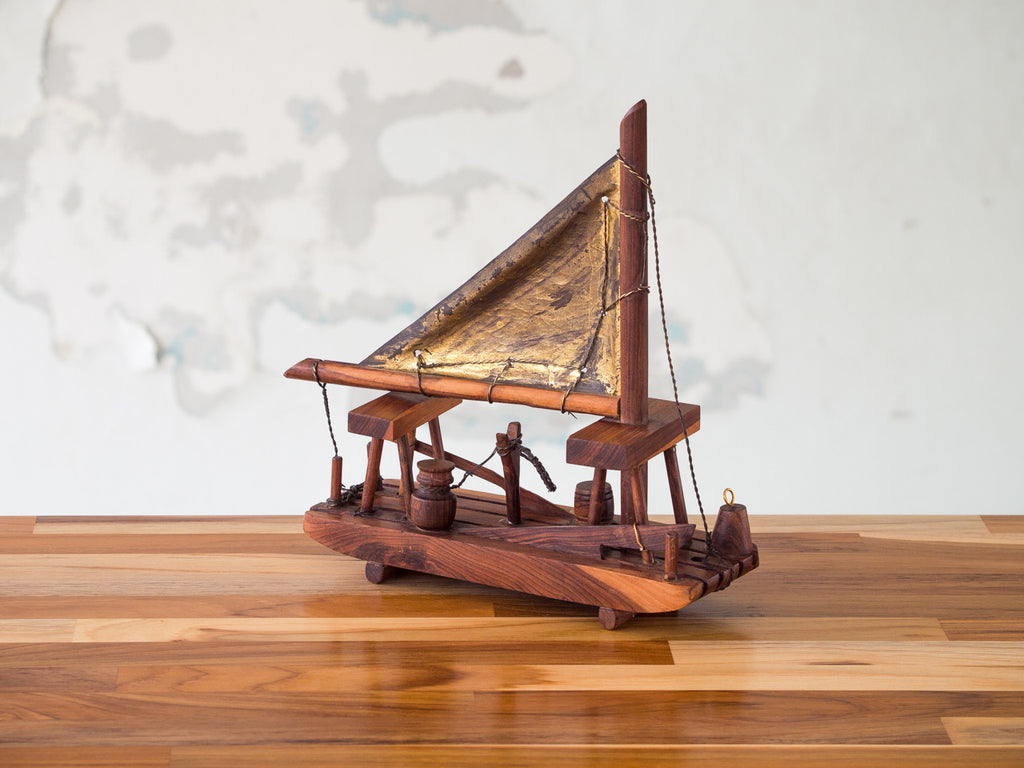 Par de Jangadas Jacarandá e Latão