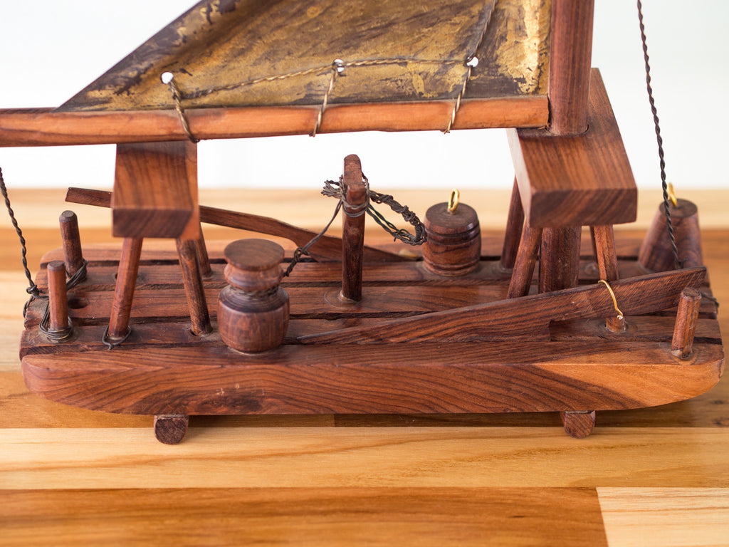 Par de Jangadas Jacarandá e Latão