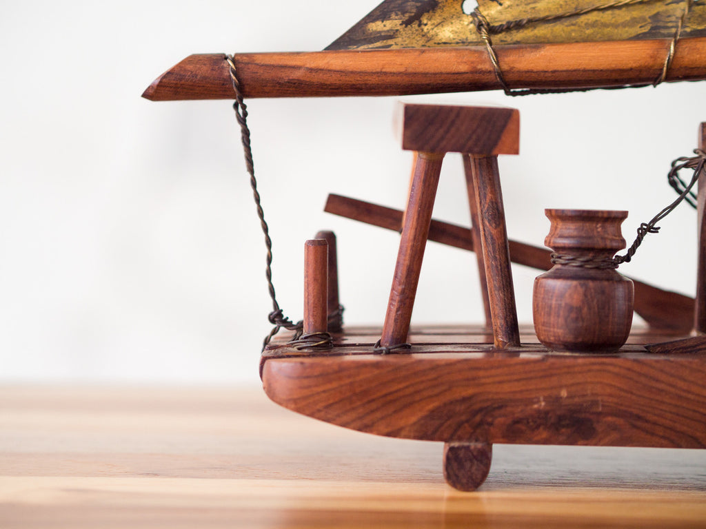 Par de Jangadas Jacarandá e Latão