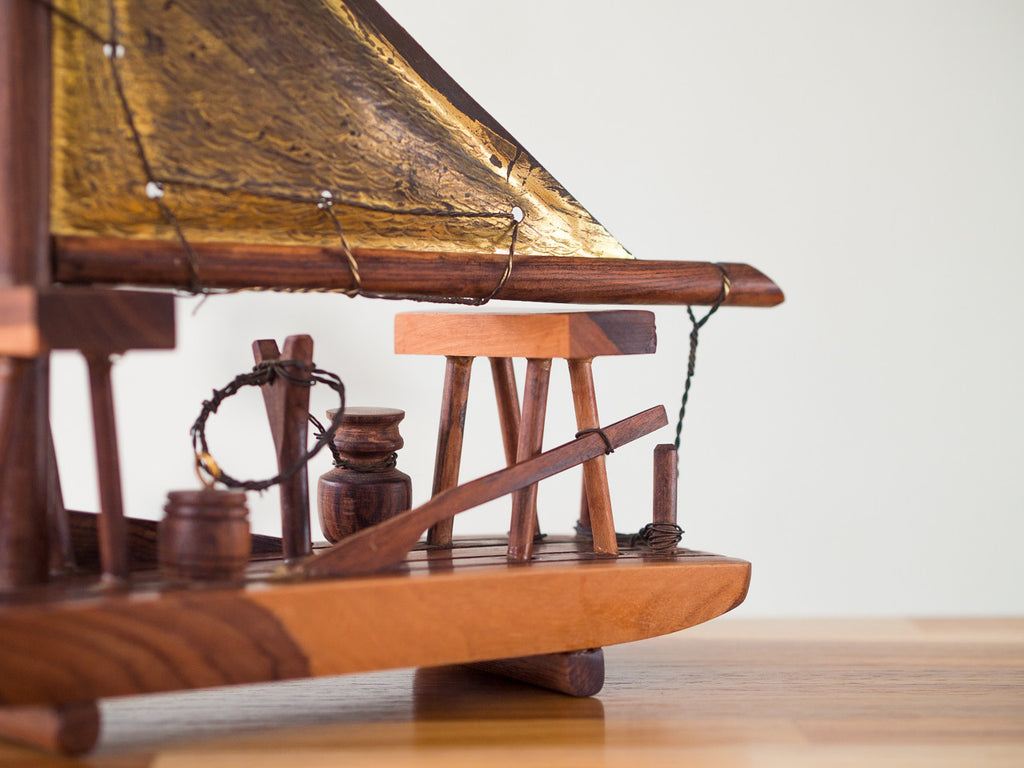 Par de Jangadas Jacarandá e Latão