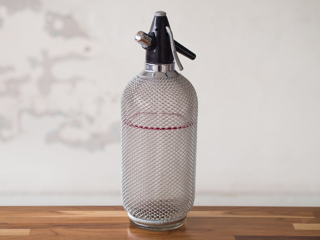 Garrafa Sifão Tcheca Preta