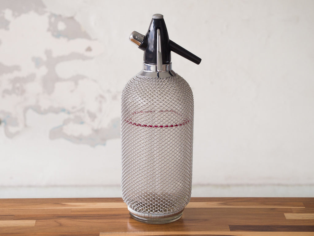 Garrafa Sifão Tcheca Preta