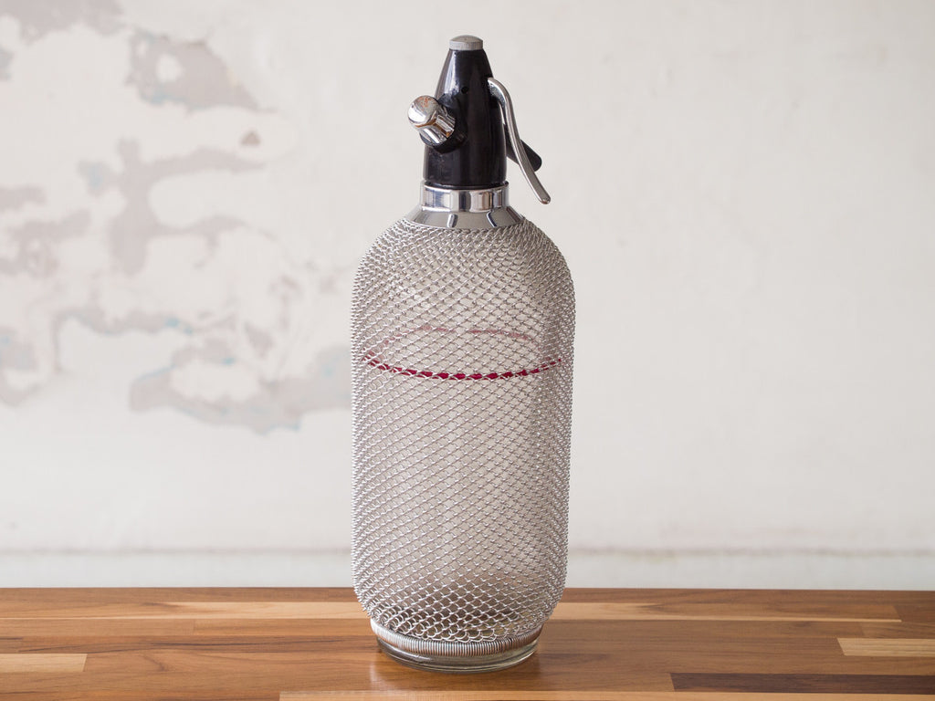 Garrafa Sifão Tcheca Preta