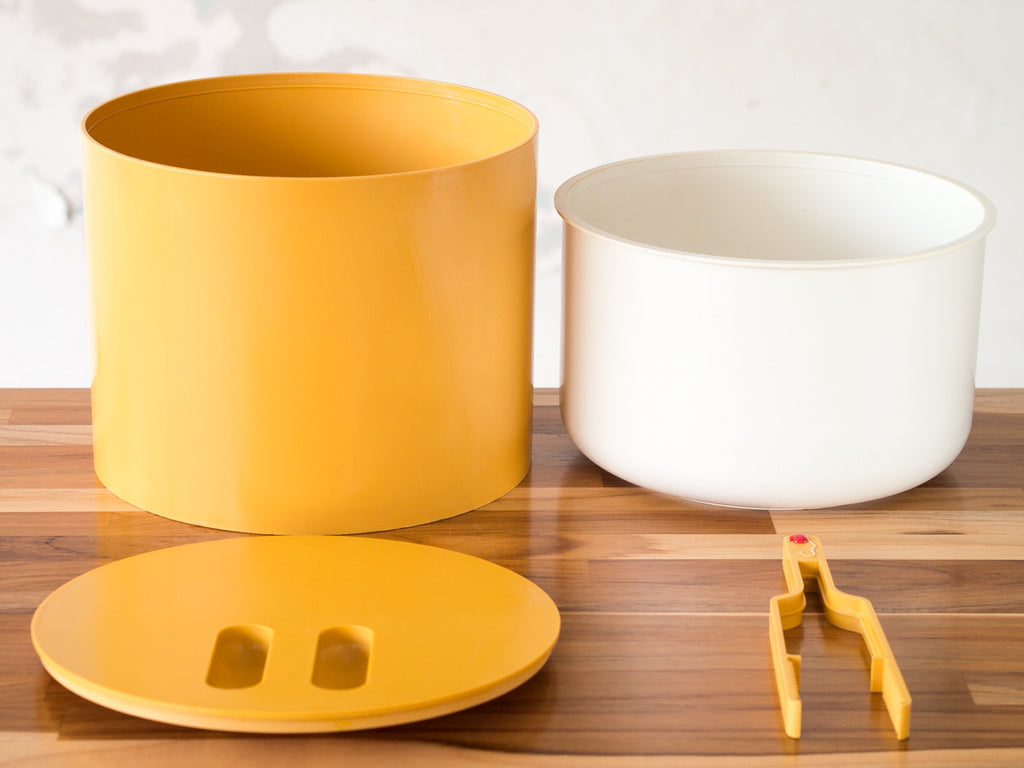 Balde de Gelo Eva Amarelo