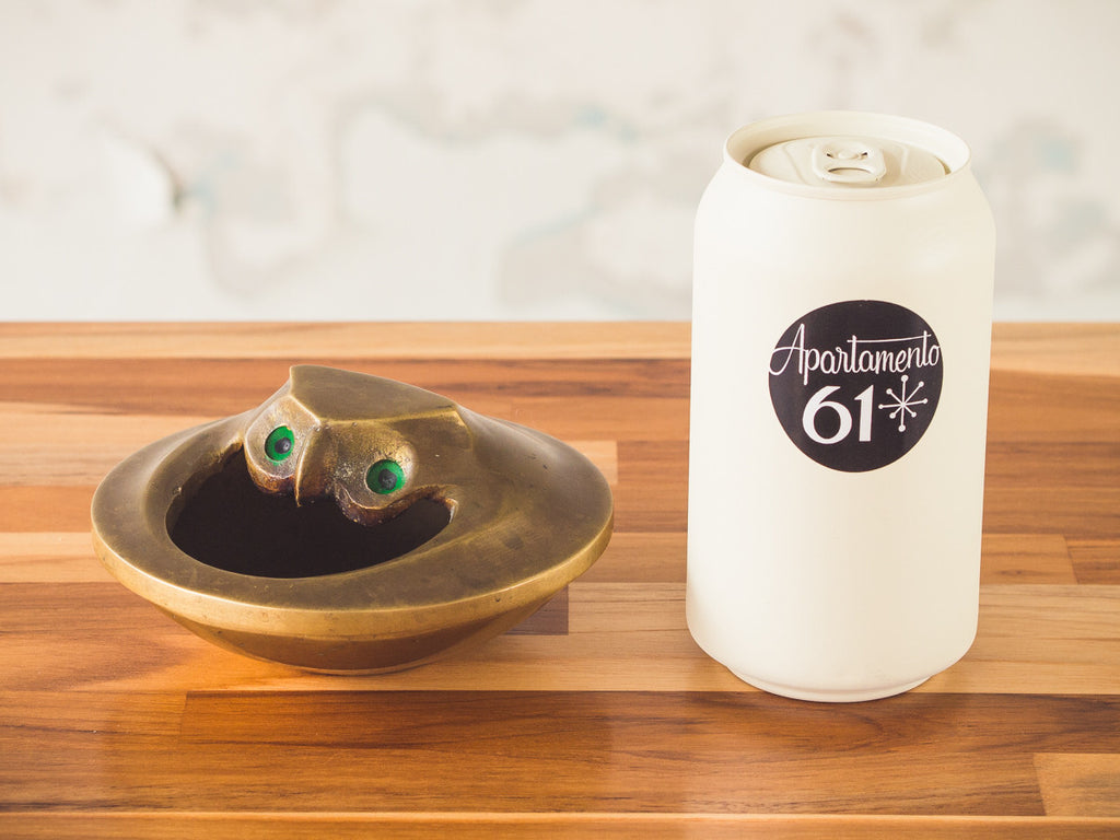 Cinzeiro Coruja em Bronze