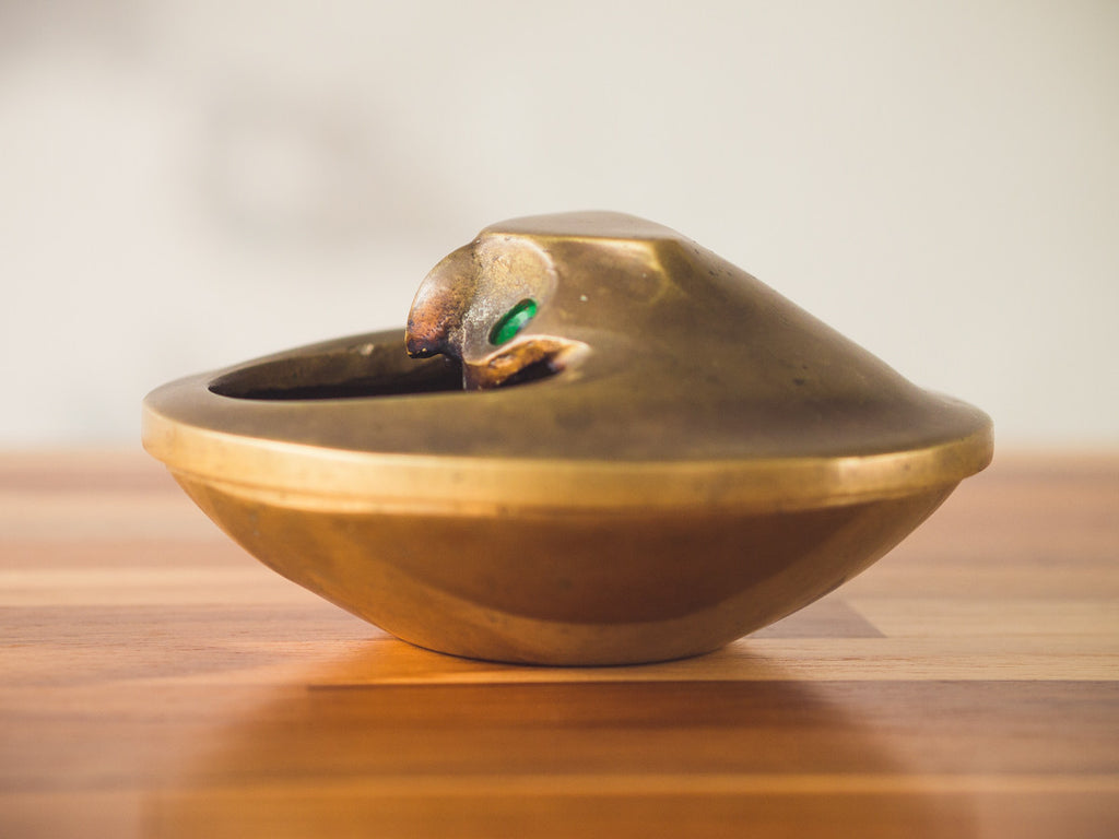 Cinzeiro Coruja em Bronze