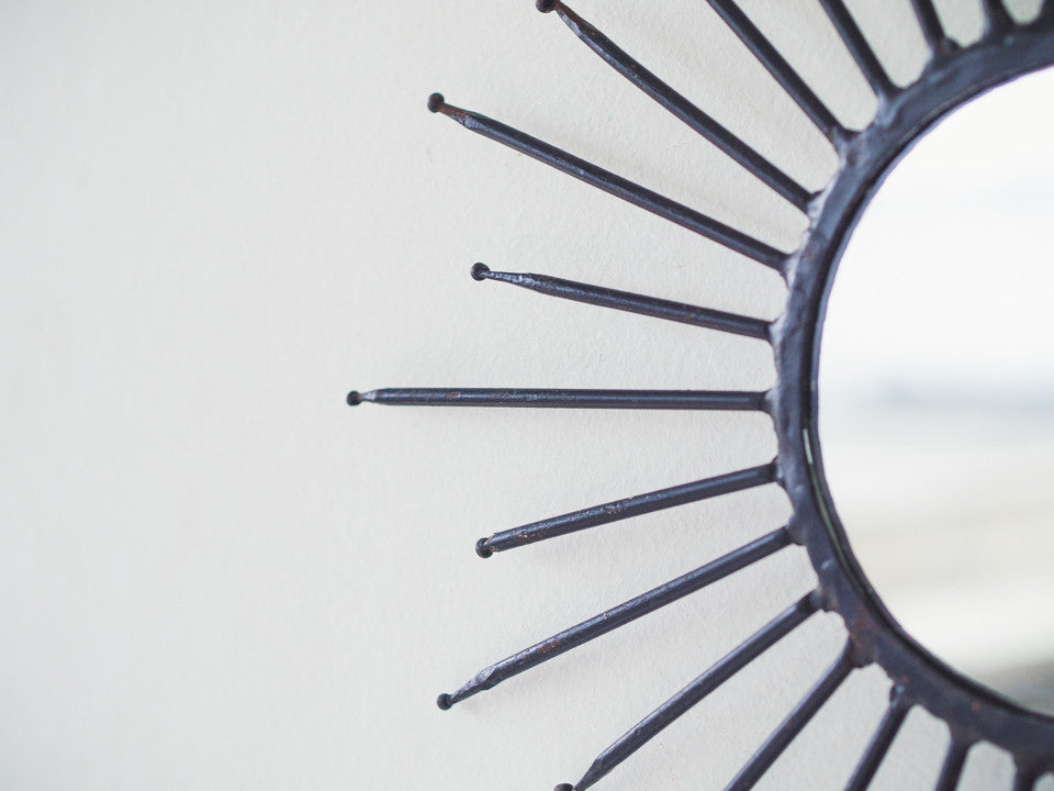 Espelho Starburst Ferro Fundido