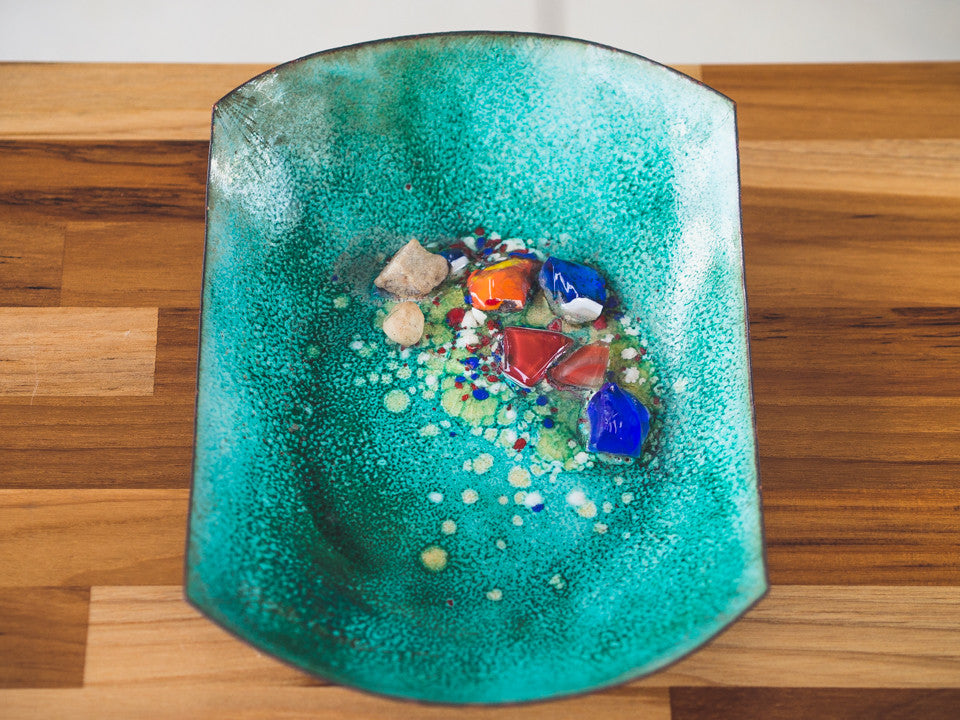 Centro de Mesa Cobre e Apliques