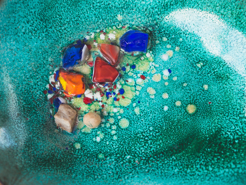 Centro de Mesa Cobre e Apliques