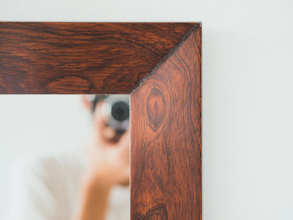 Espelho Retangular em Jacarandá