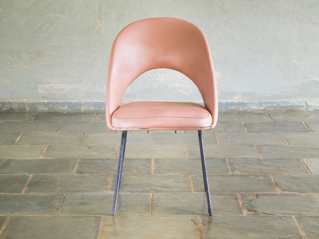 Cadeira em Ferro e Vinil