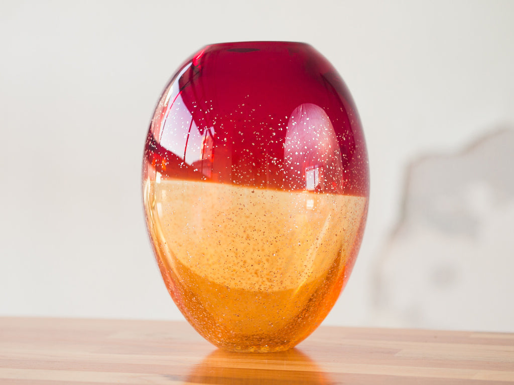 Vaso em Cristal Murano