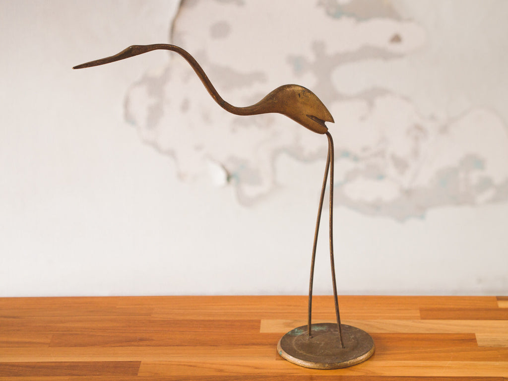 Garça em Bronze