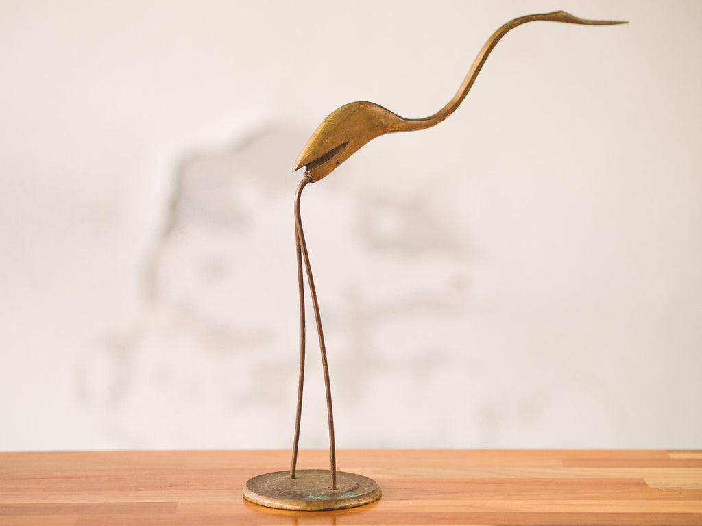 Garça em Bronze