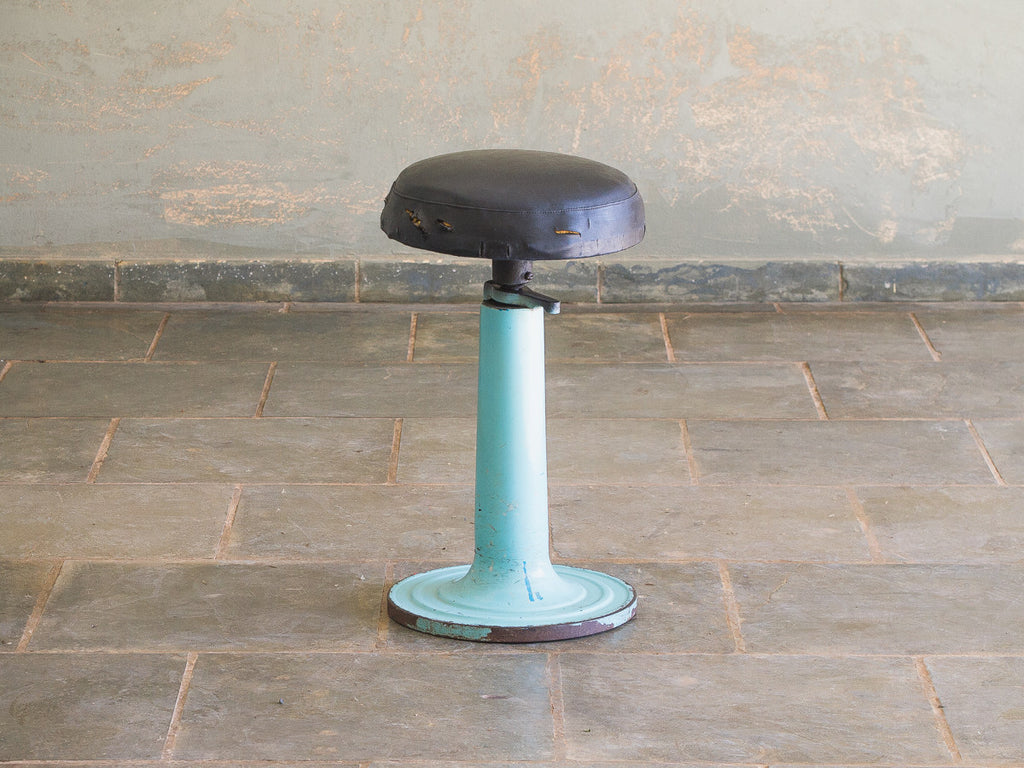 Banqueta Industrial Azul