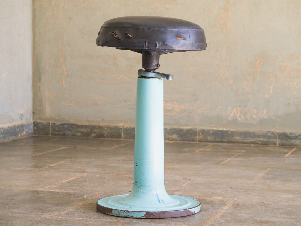 Banqueta Industrial Azul