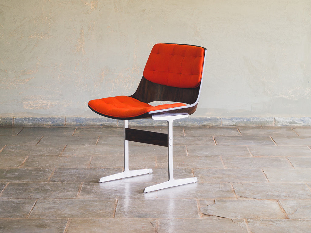 Jorge Zalszupin | Cadeira Jacarandá e Alumínio