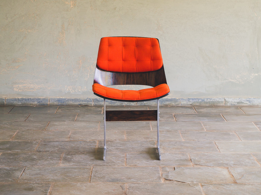 Jorge Zalszupin | Cadeira Jacarandá e Alumínio