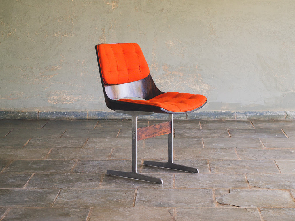 Jorge Zalszupin | Cadeira Jacarandá e Alumínio