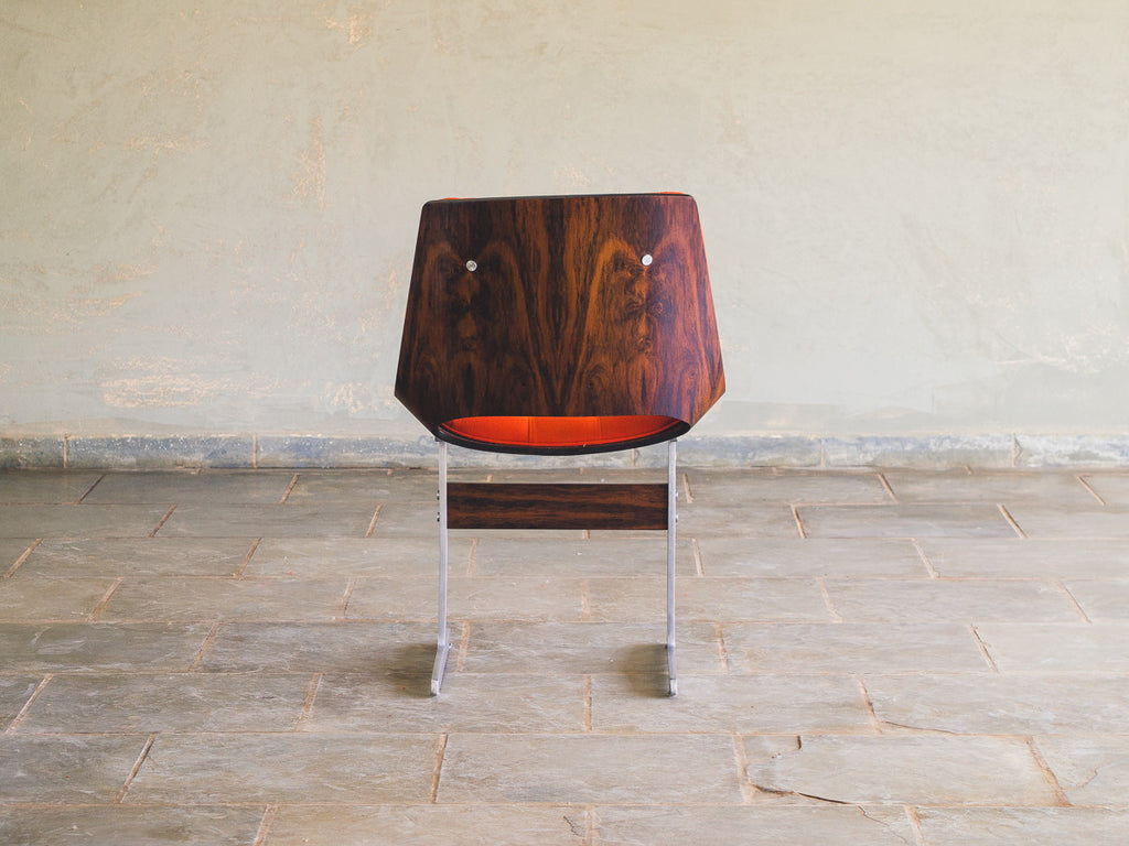 Jorge Zalszupin | Cadeira Jacarandá e Alumínio