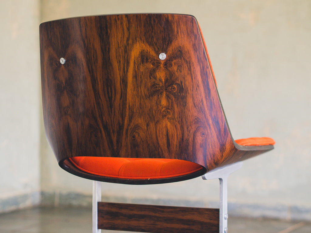 Jorge Zalszupin | Cadeira Jacarandá e Alumínio