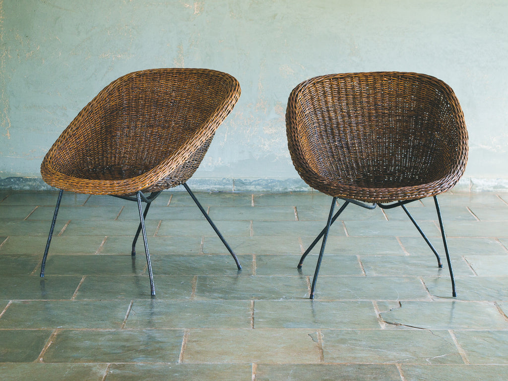 Carlo Hauner & Martin Eisler | Poltronas em Junco