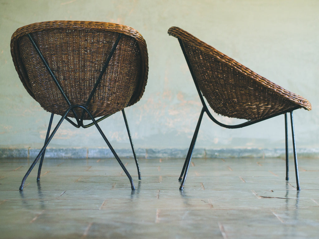 Carlo Hauner & Martin Eisler | Poltronas em Junco