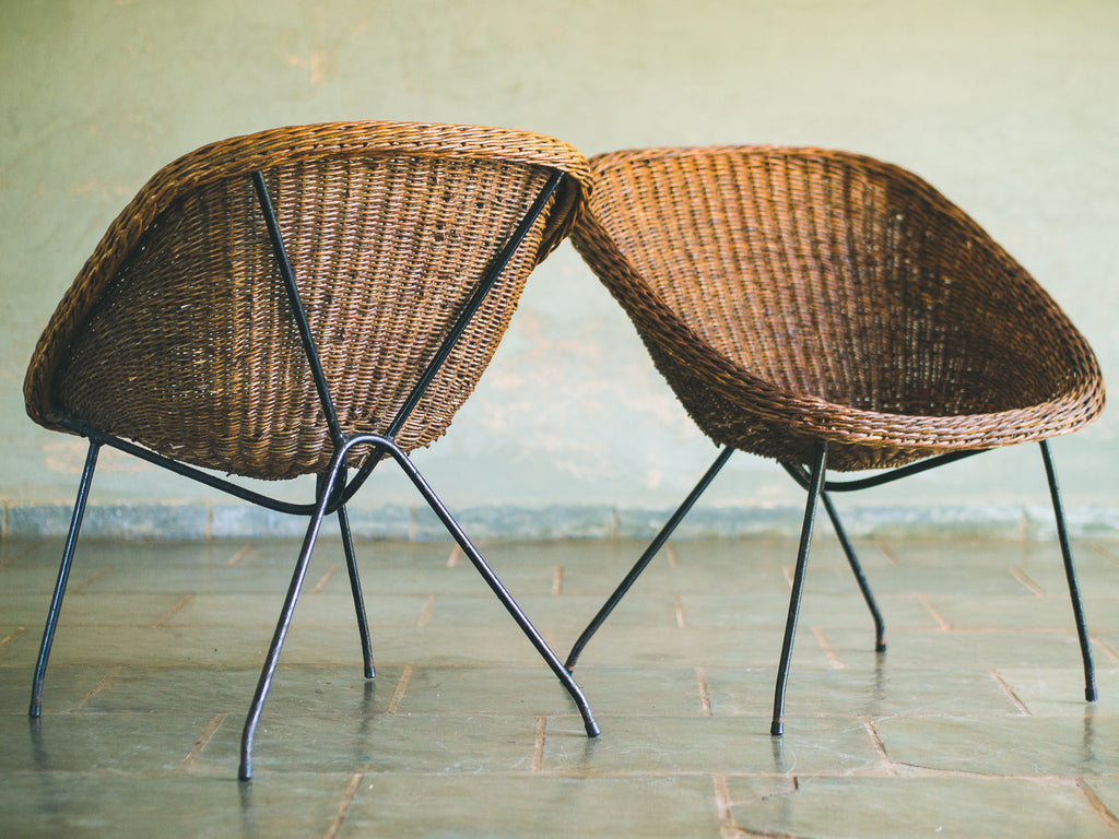 Carlo Hauner & Martin Eisler | Poltronas em Junco