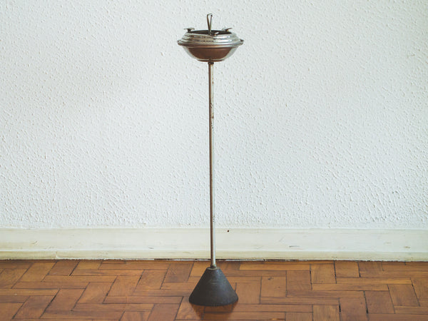 Cinzeiro Pedestal Prateado