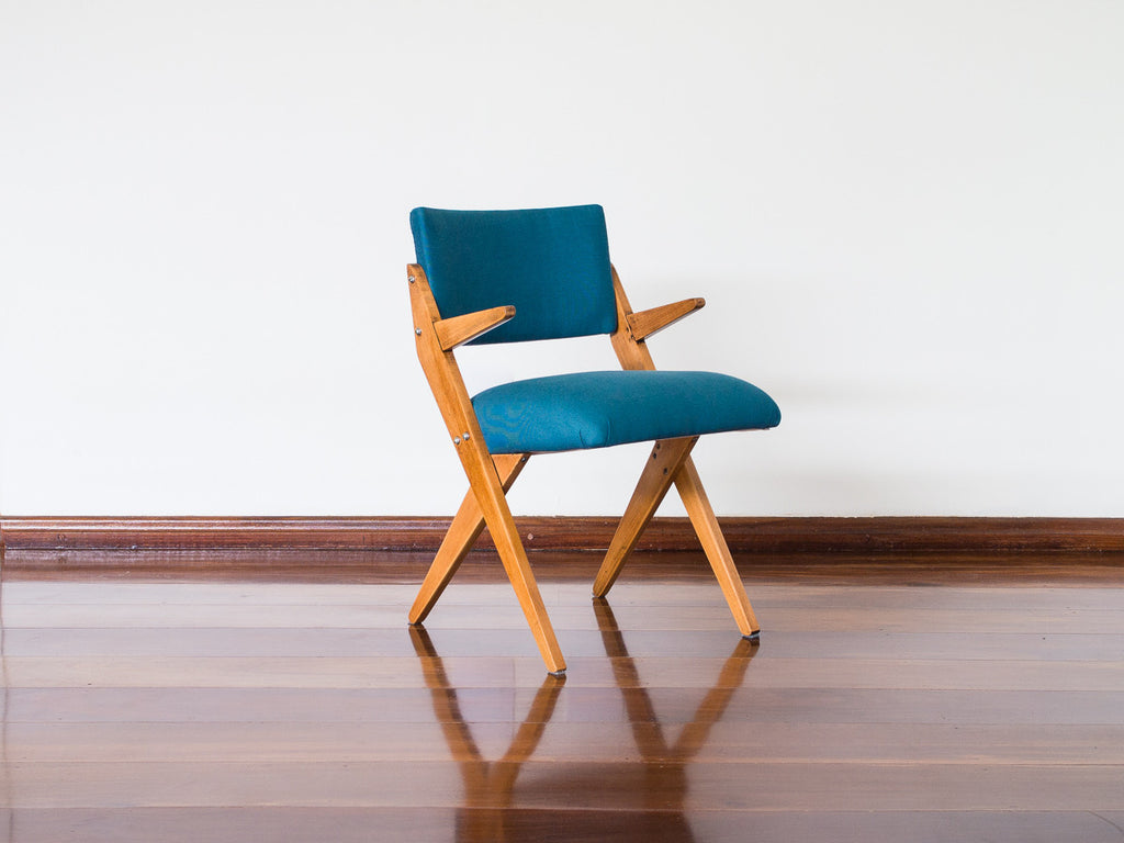 Zanine Caldas | Cadeira Tesoura com Braços