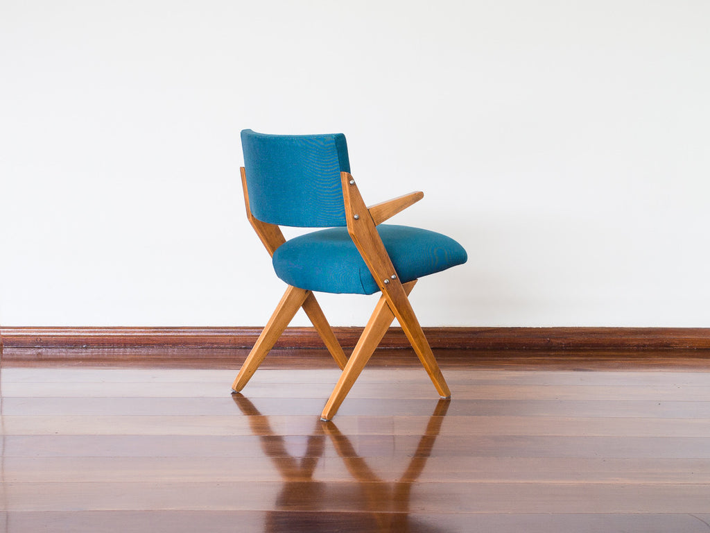 Zanine Caldas | Cadeira Tesoura com Braços