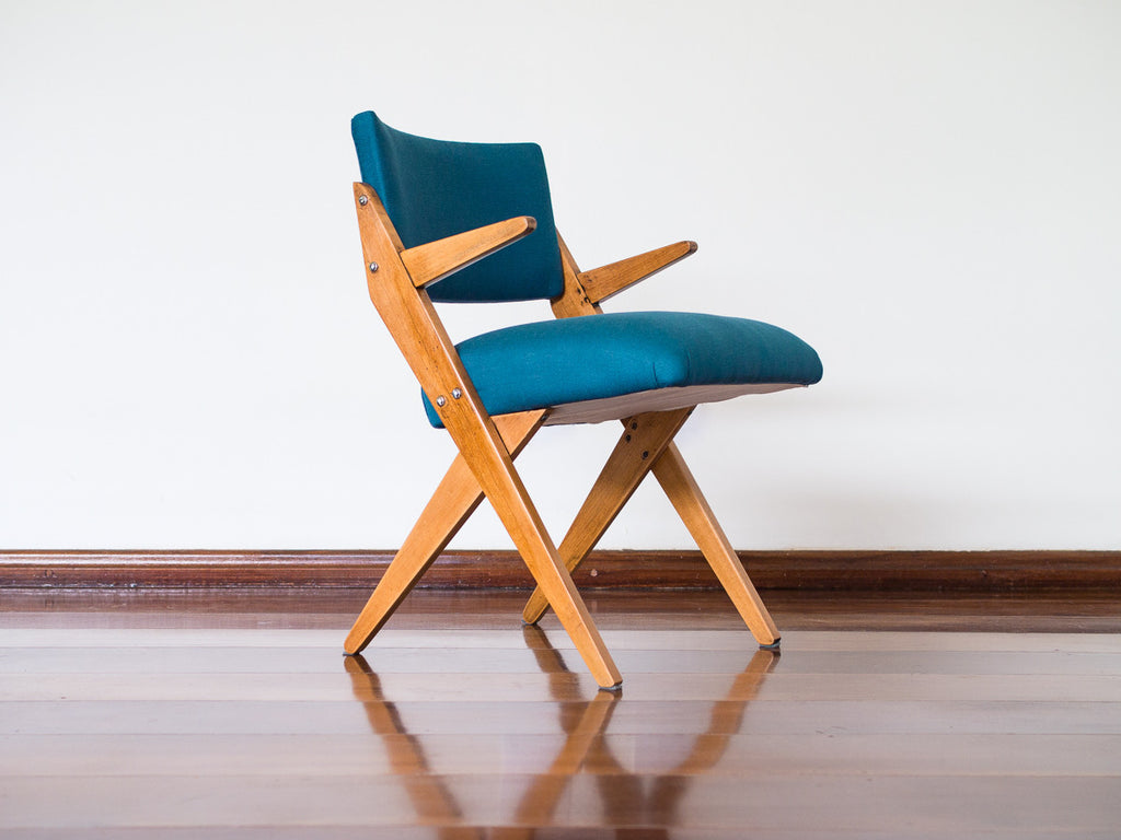 Zanine Caldas | Cadeira Tesoura com Braços