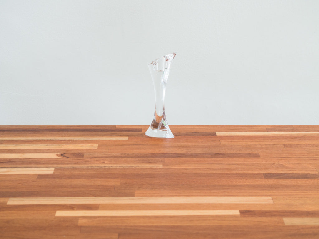 Castiçal em Cristal Orrefors