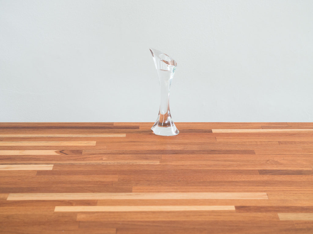 Castiçal em Cristal Orrefors