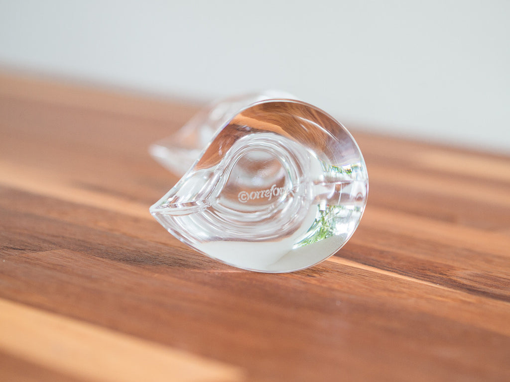 Castiçal em Cristal Orrefors