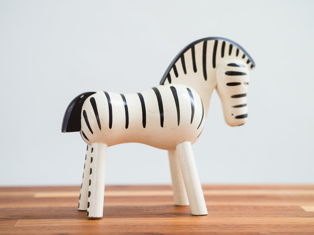 Kay Bojesen | Zebra em Madeira em Pintada à Mão