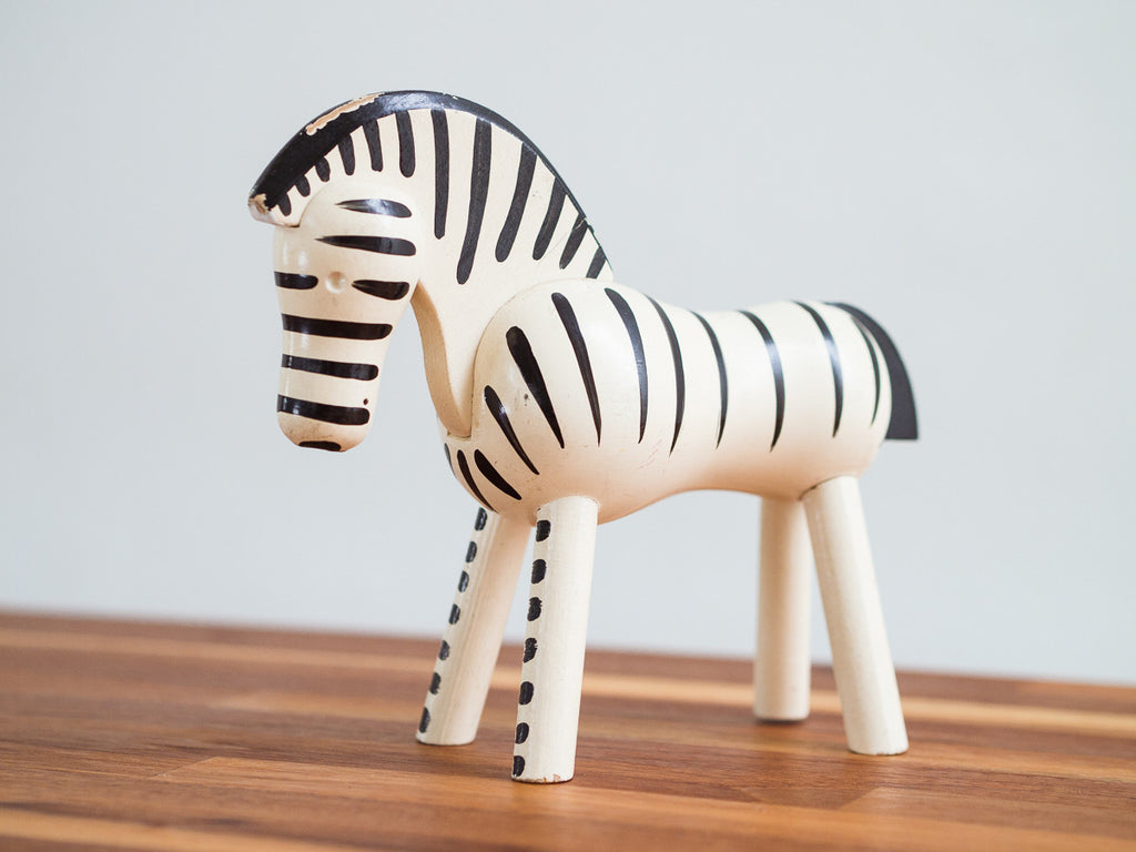 Kay Bojesen | Zebra em Madeira em Pintada à Mão