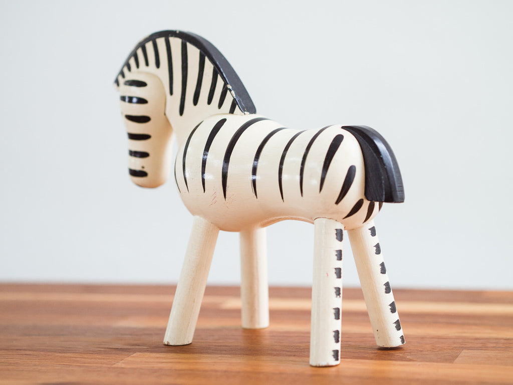 Kay Bojesen | Zebra em Madeira em Pintada à Mão