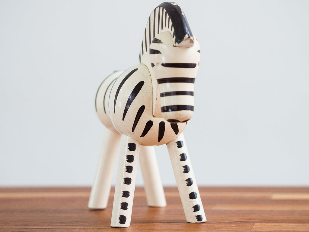 Kay Bojesen | Zebra em Madeira em Pintada à Mão
