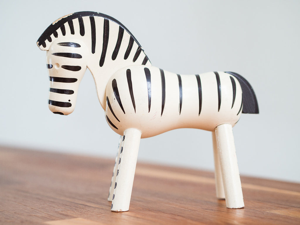 Kay Bojesen | Zebra em Madeira em Pintada à Mão
