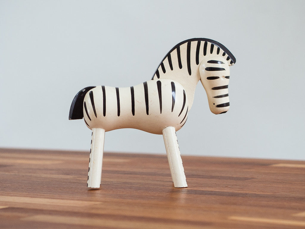 Kay Bojesen | Zebra em Madeira em Pintada à Mão